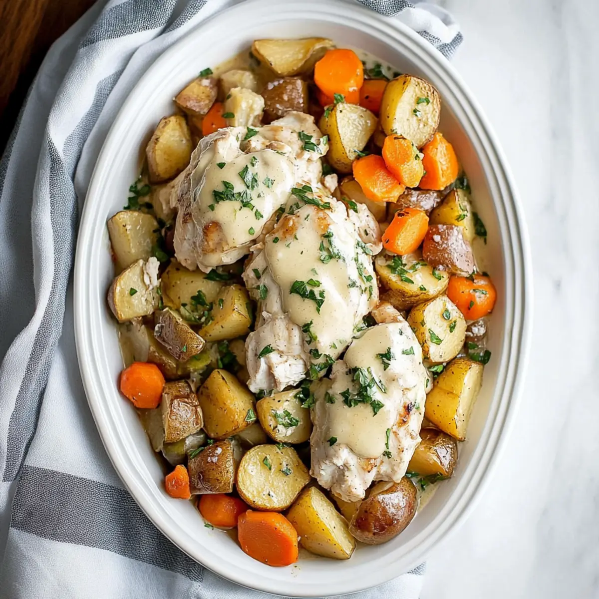 Juicy Slow Cooker Ranch Chicken Veggies for Busy Weeknights