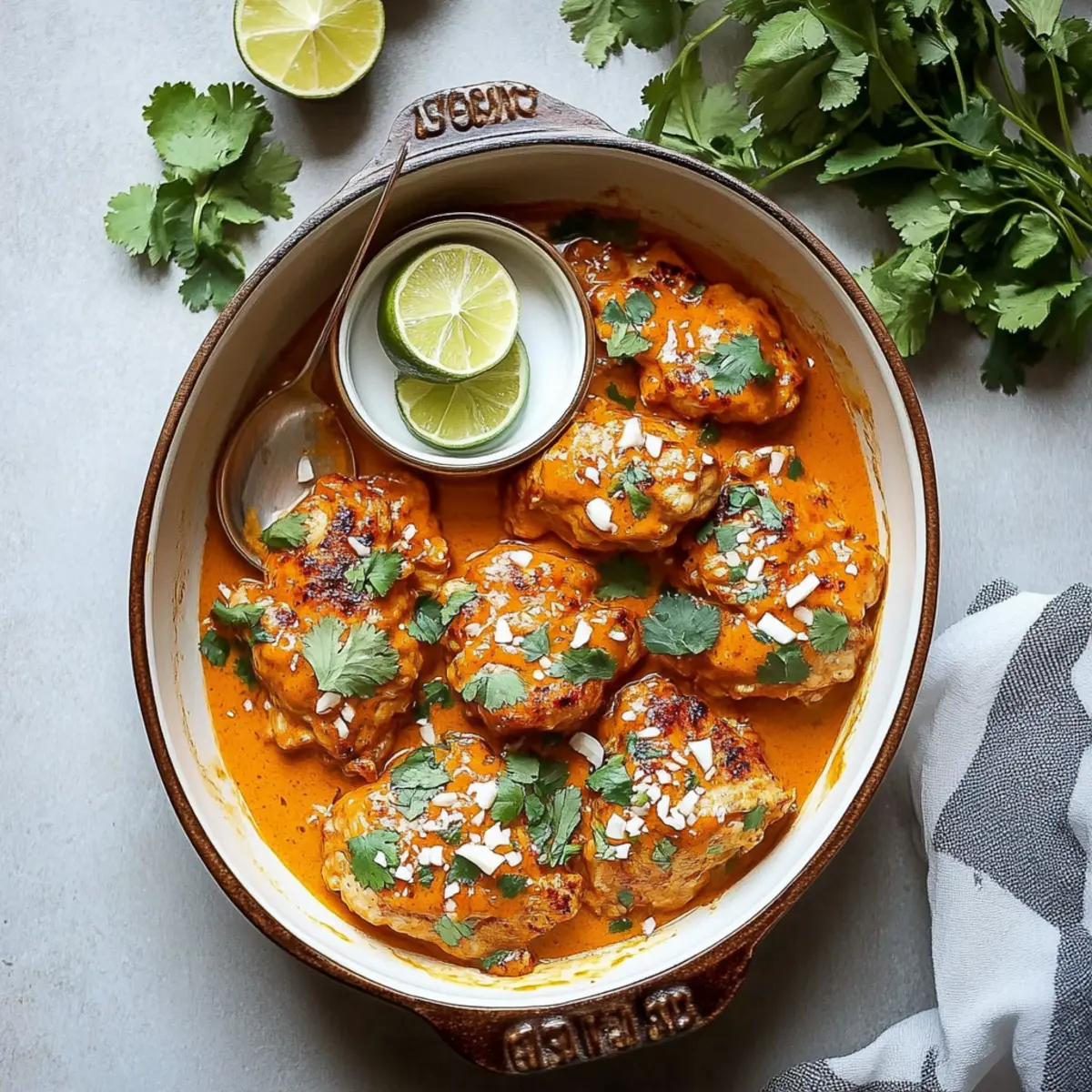 Slow Cooker Satay Chicken with Coconut Milk