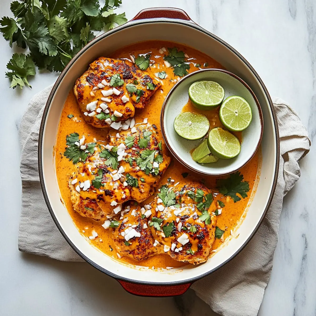 Slow Cooker Satay Chicken with Coconut Milk