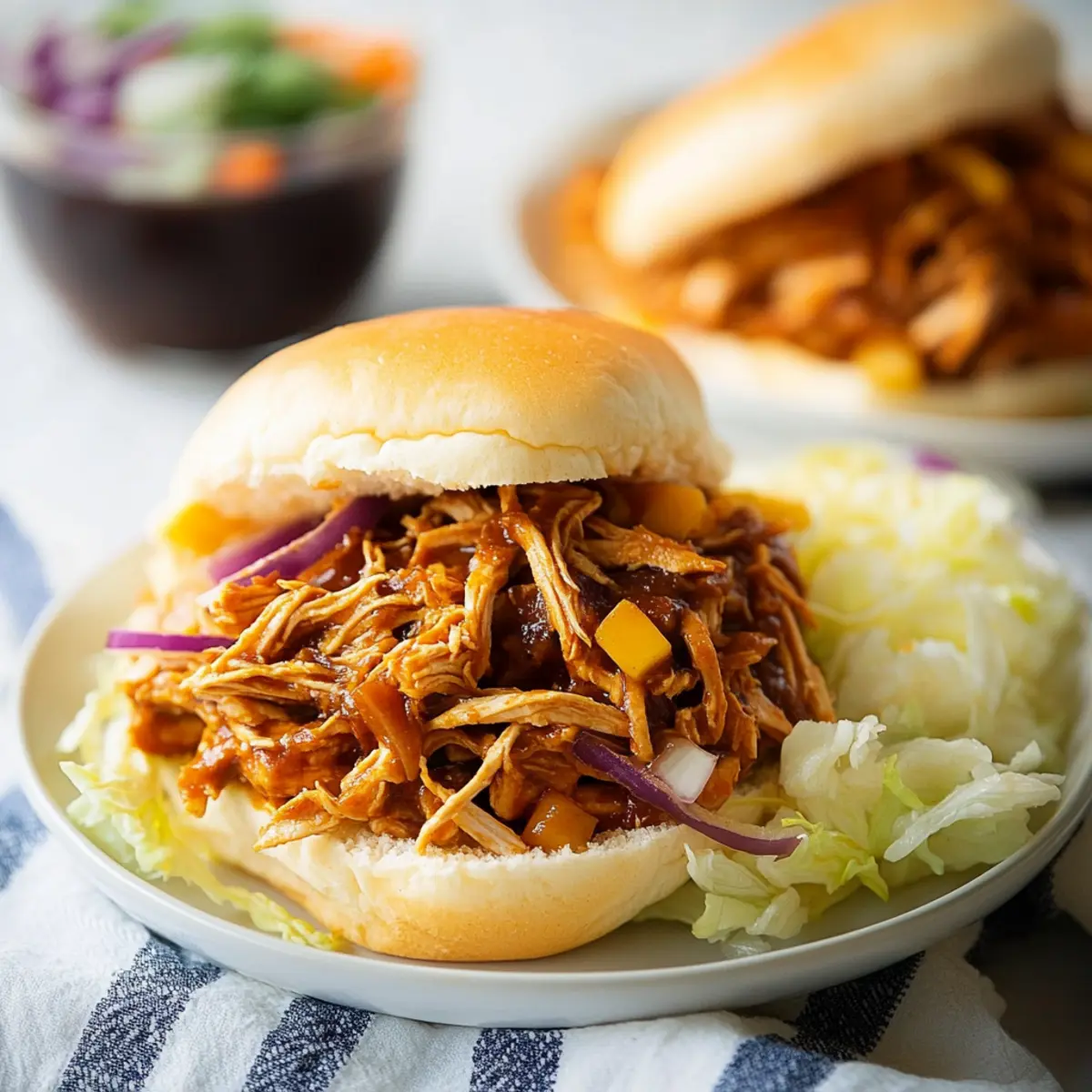 Slow Cooker Tropical Pulled Chicken