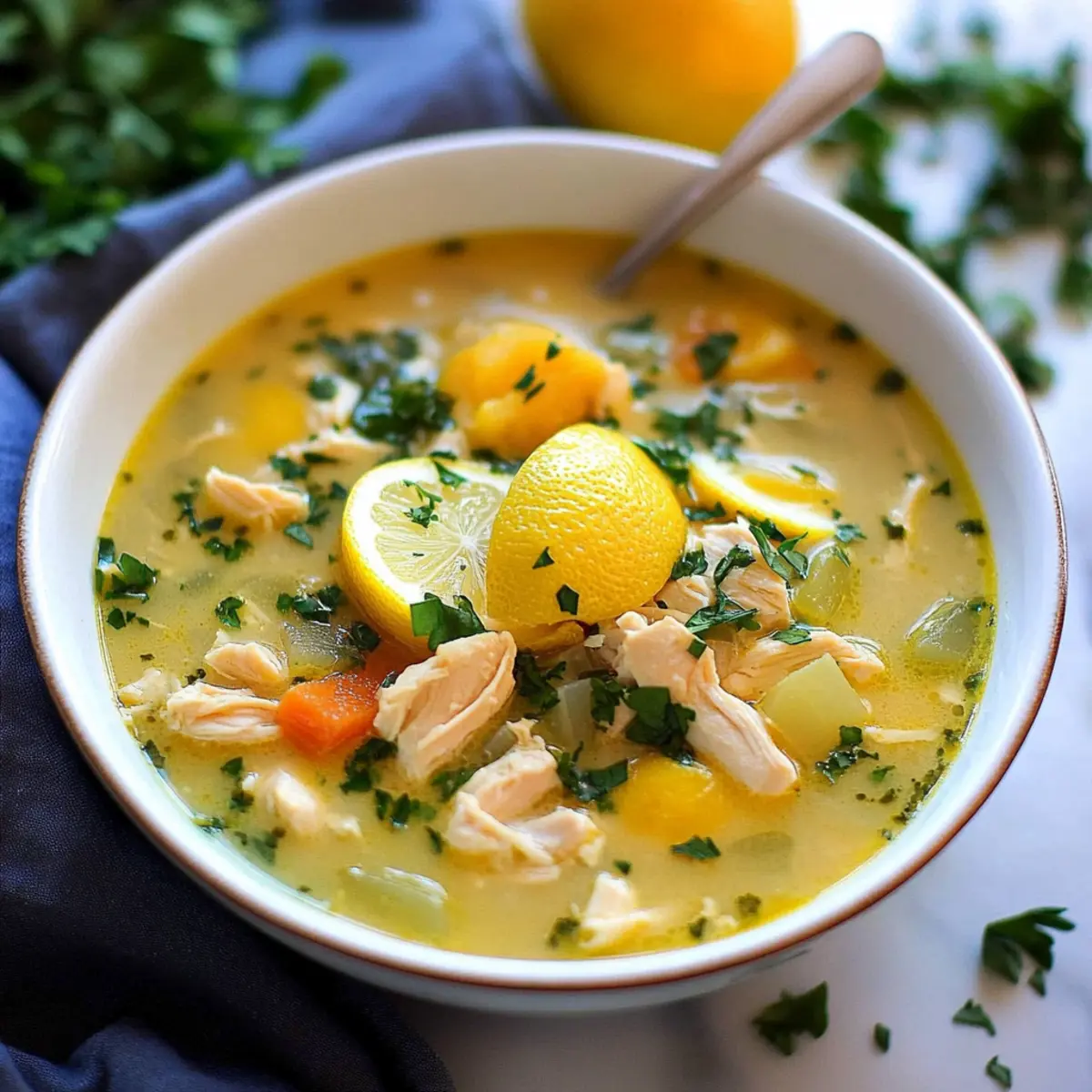 Sunshine Lemon Chicken Chowder (Crockpot, Instant Pot, Stovetop)