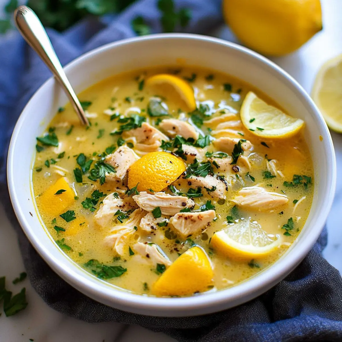 Sunshine Lemon Chicken Chowder (Crockpot, Instant Pot, Stovetop)