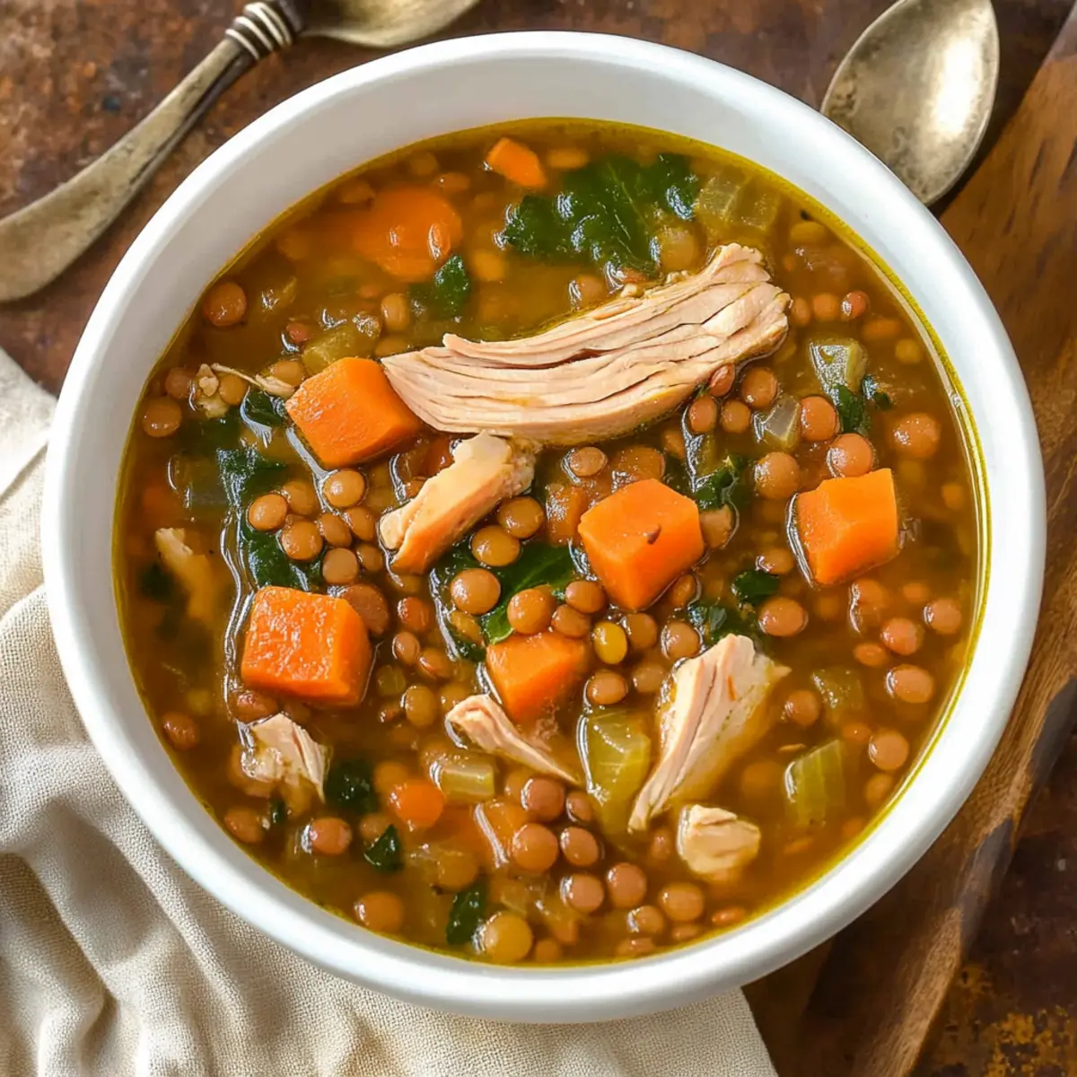Turkey and Lentil Soup