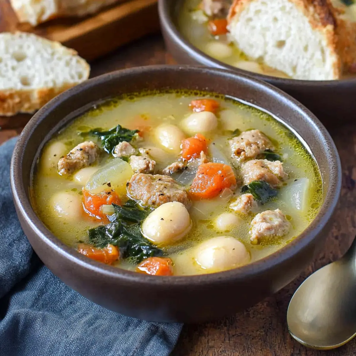 Indulge in Hearty Tuscan Soup with Cannellini Beans Today