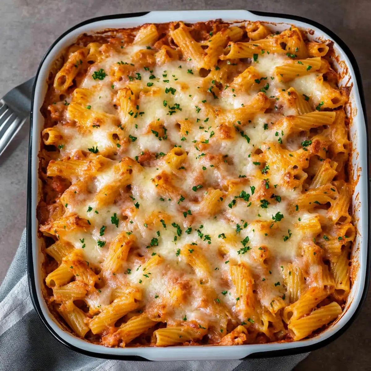 Vodka Sauce Pasta Bake