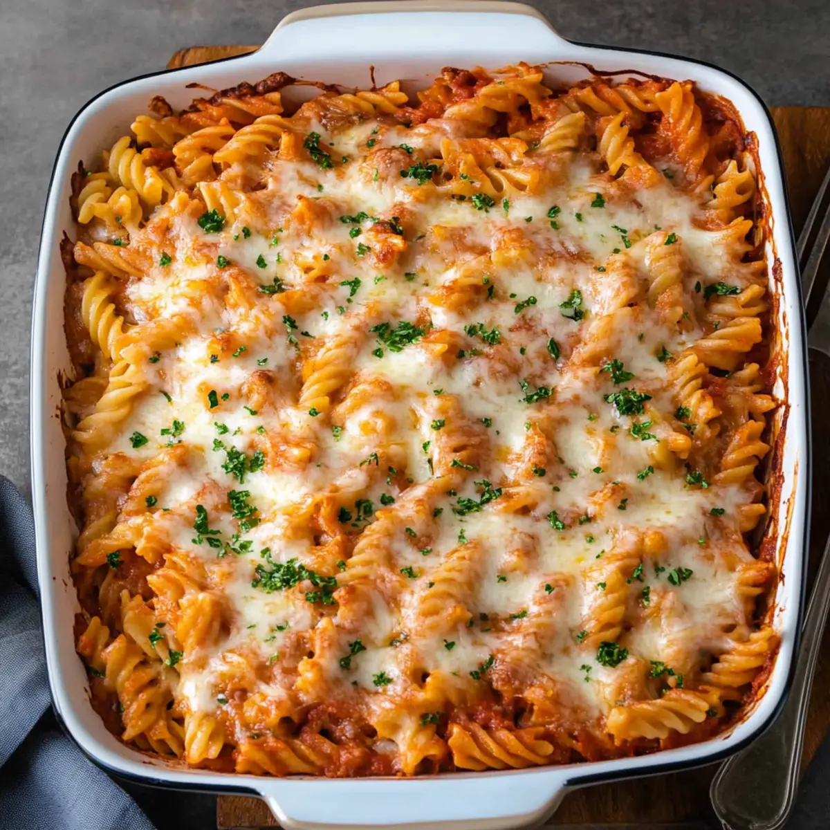 Vodka Sauce Pasta Bake