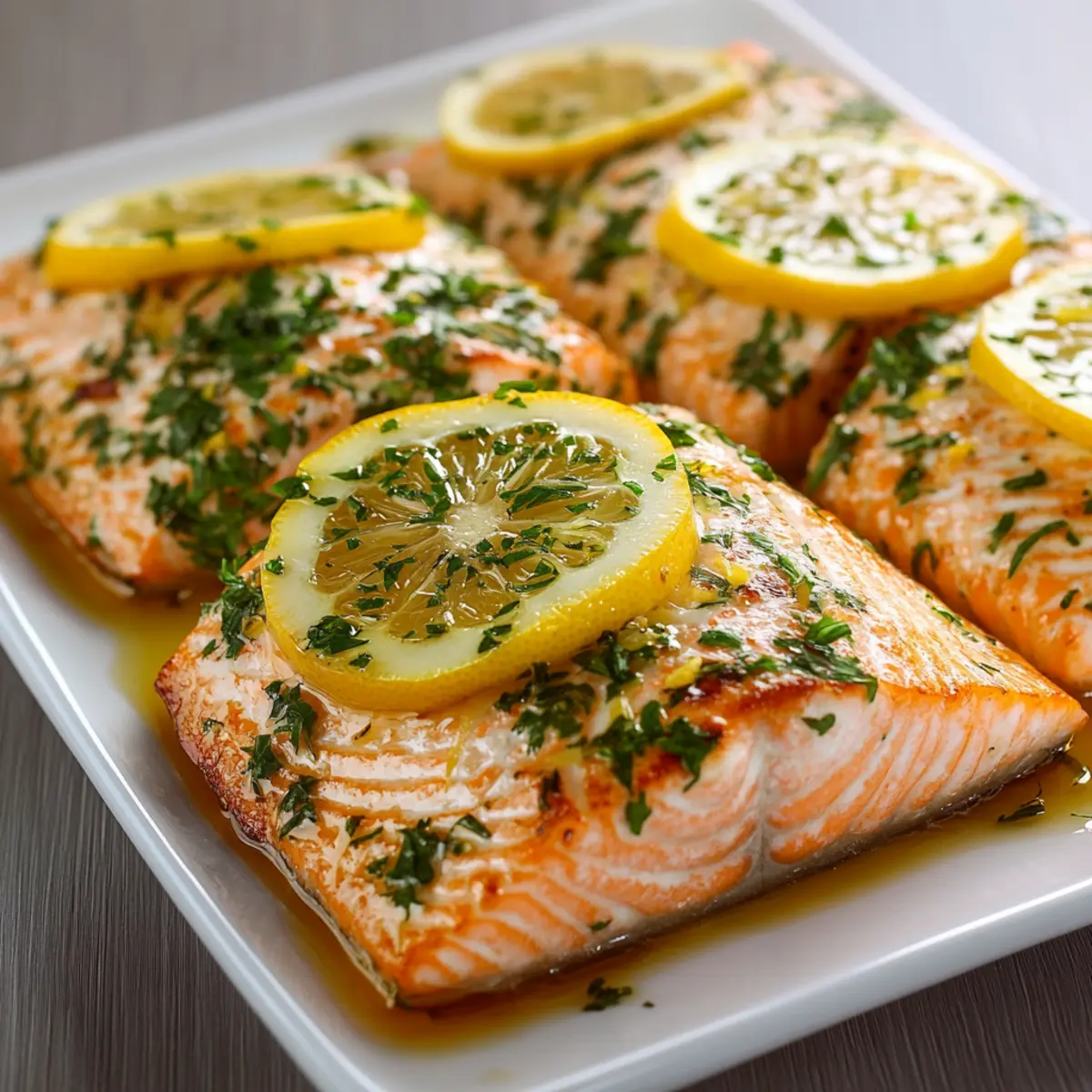 Baked Salmon with Lemon