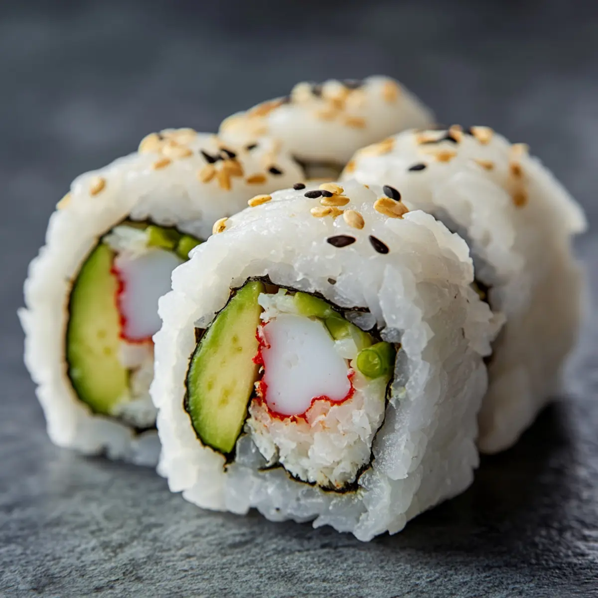 Easy California Roll with Crab Avocado – Homemade Delight!