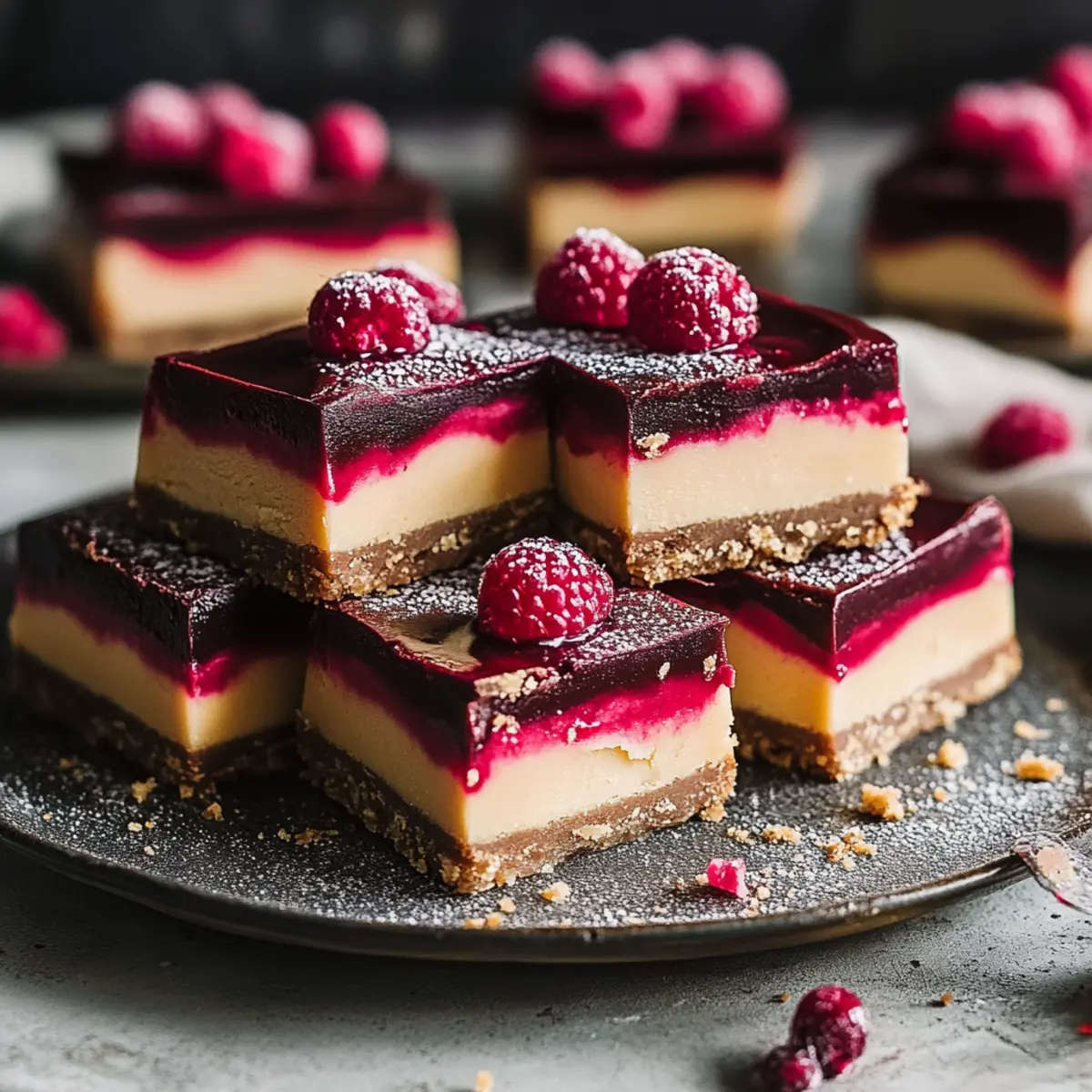 Christmas Raspberry Caramel Millionaires Shortbread