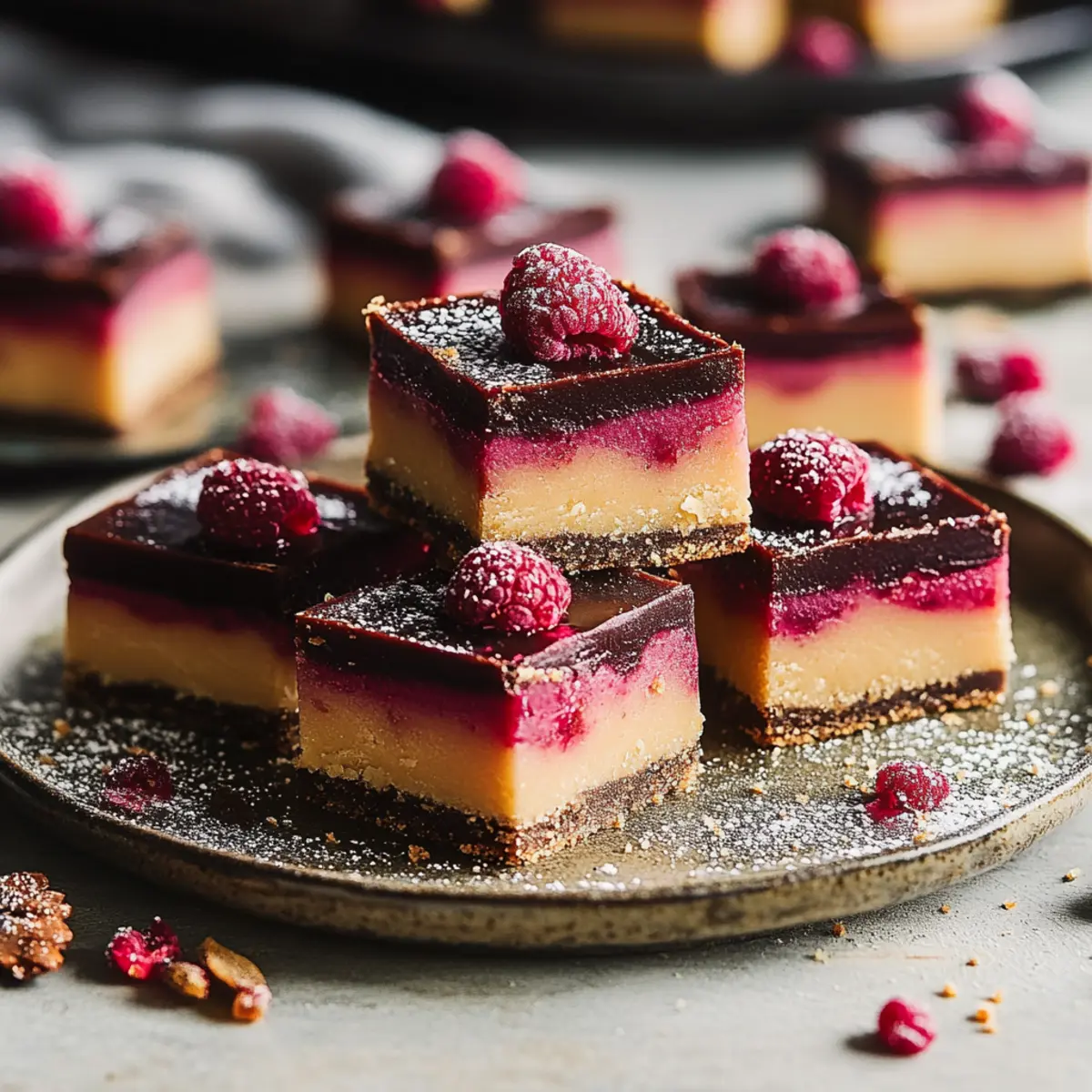 Christmas Raspberry Caramel Millionaires Shortbread