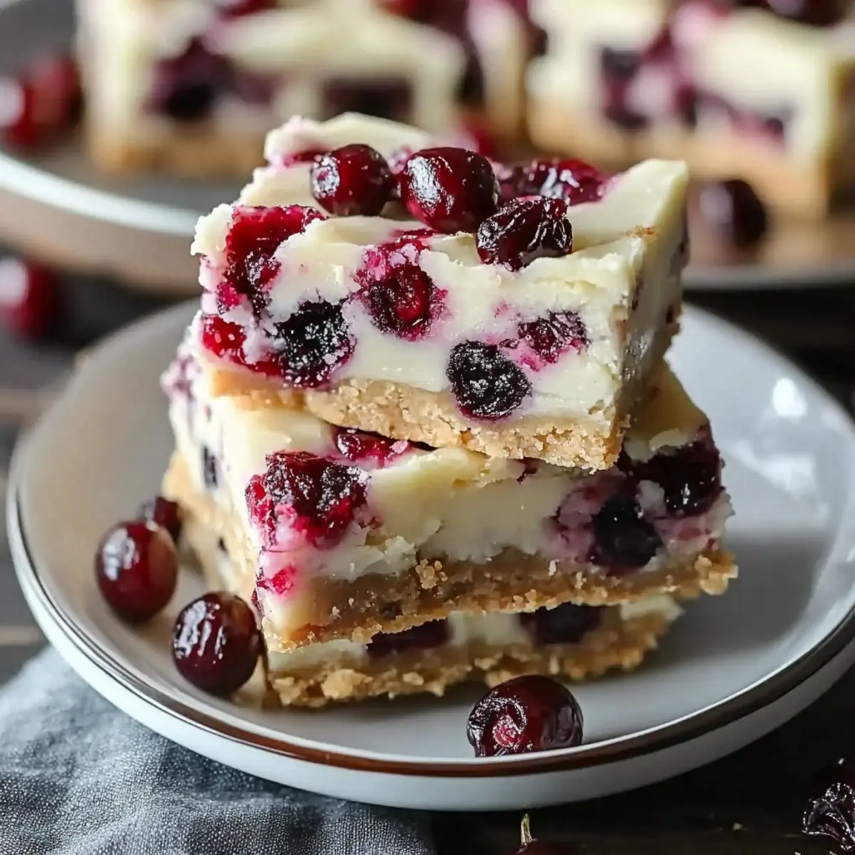 Copycat Cranberry Bliss Bars