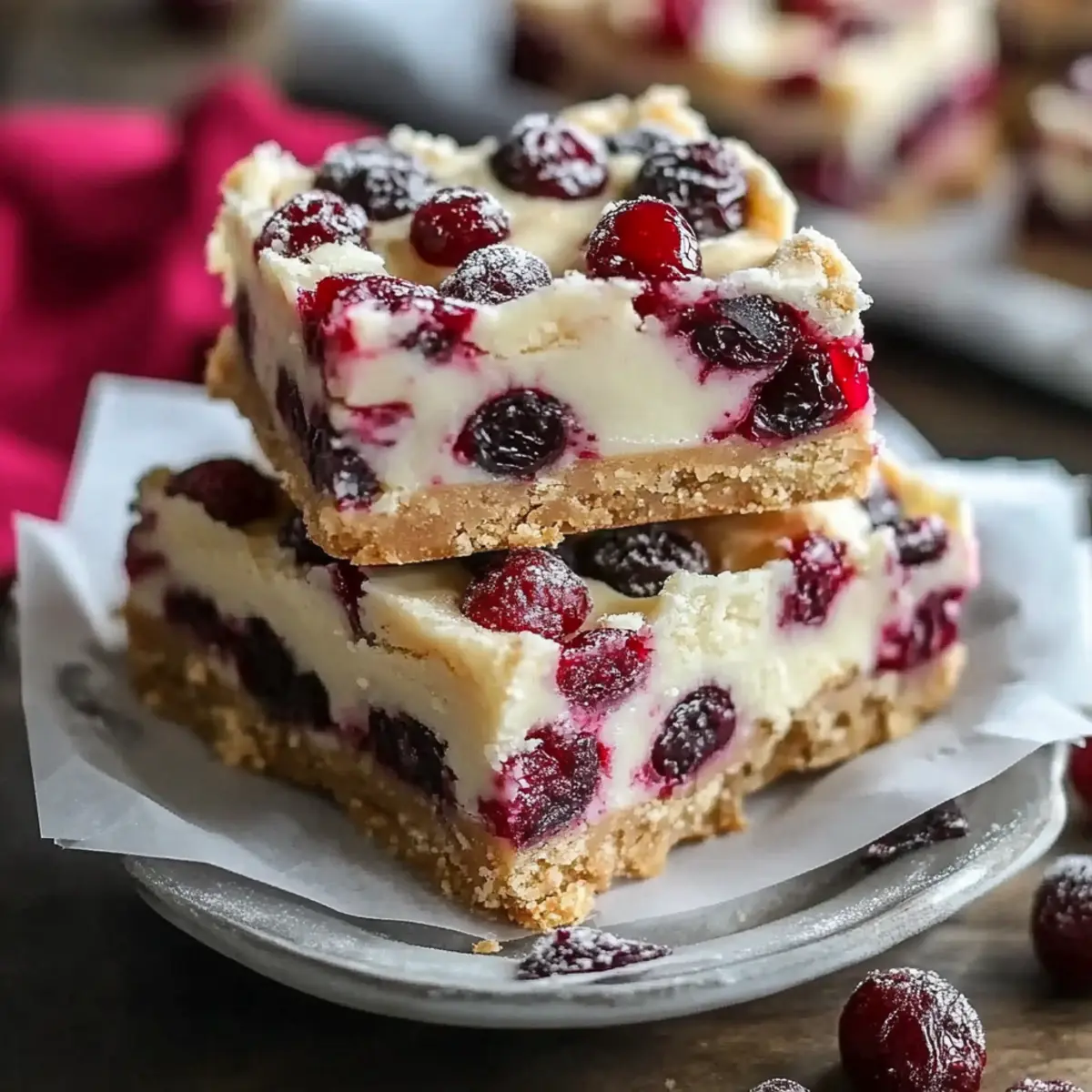 Copycat Cranberry Bliss Bars