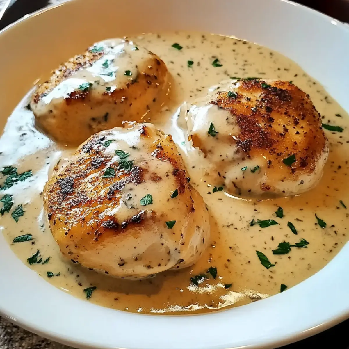 Indulgent Creamy Chicken in Cream Sauce for Cozy Nights