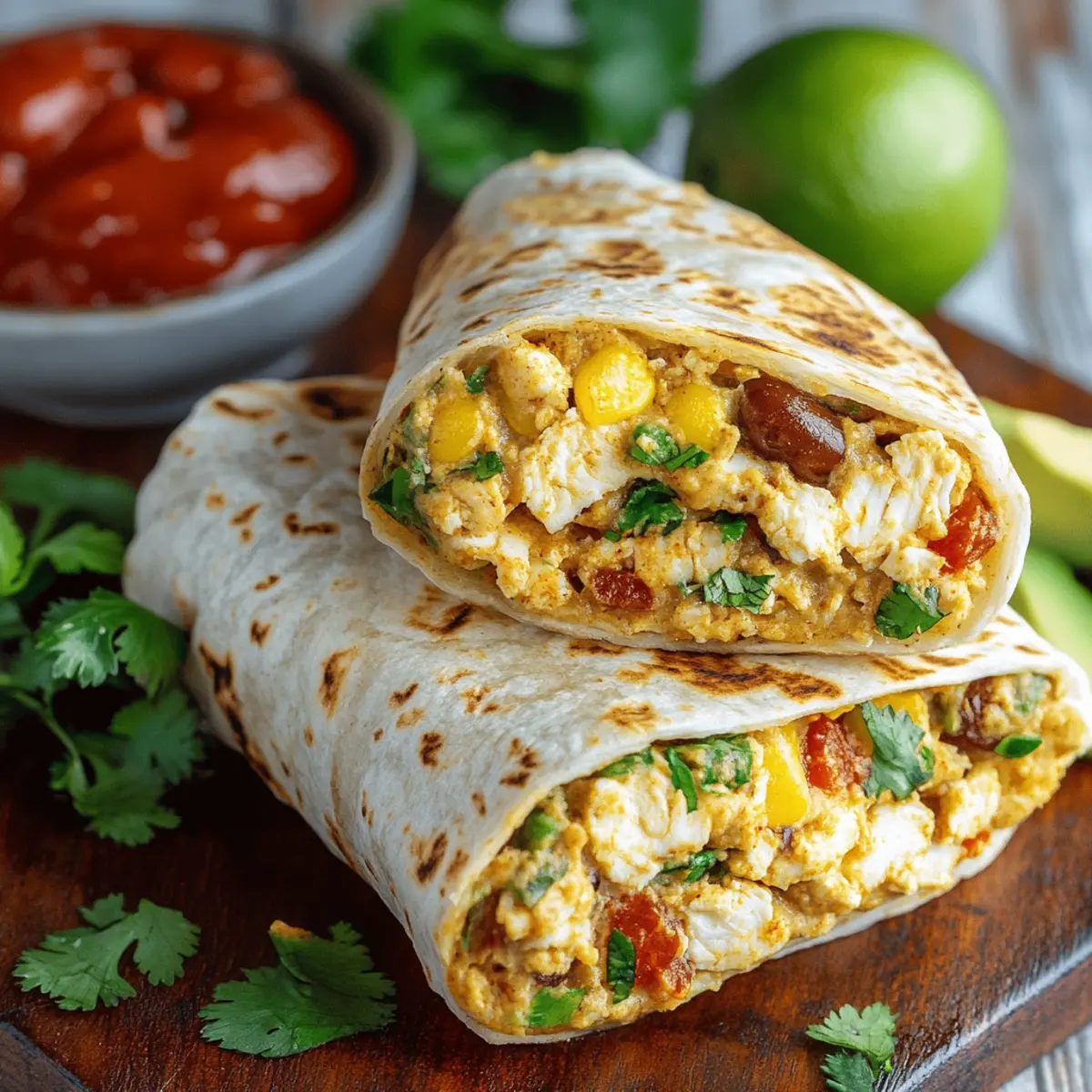 High-Protein Breakfast Burrito