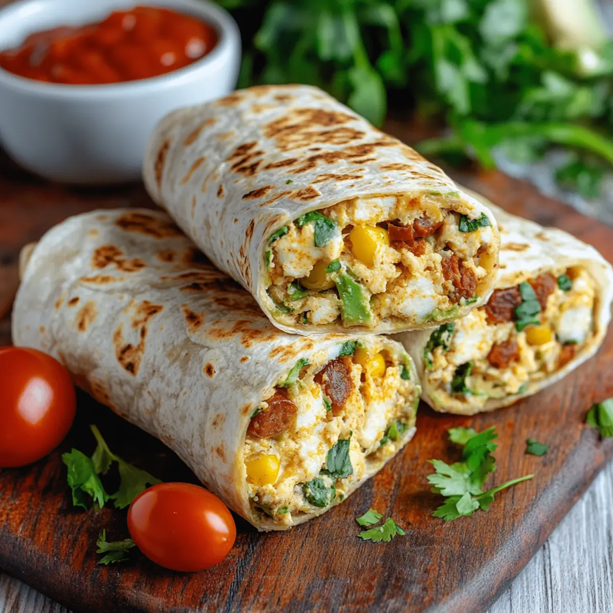 High-Protein Breakfast Burrito