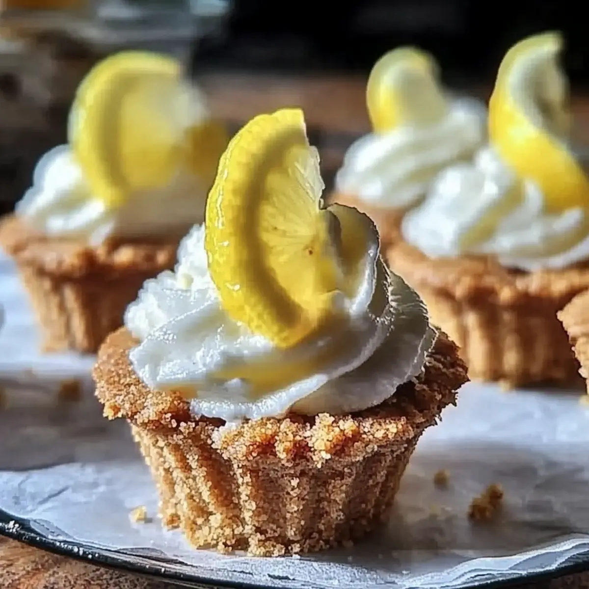 Lemon Cream Pie Cookie Cups