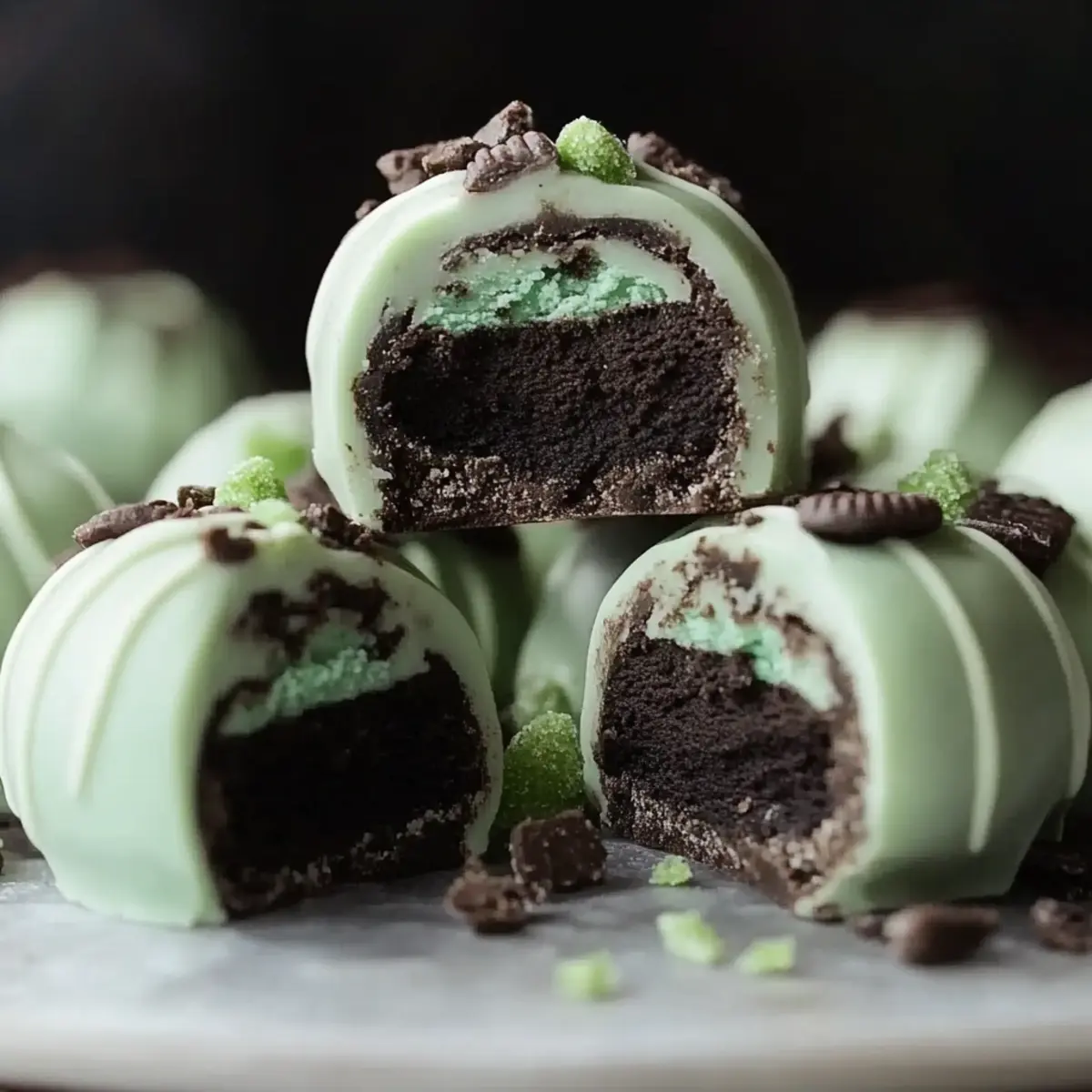 Mint Oreo Truffles