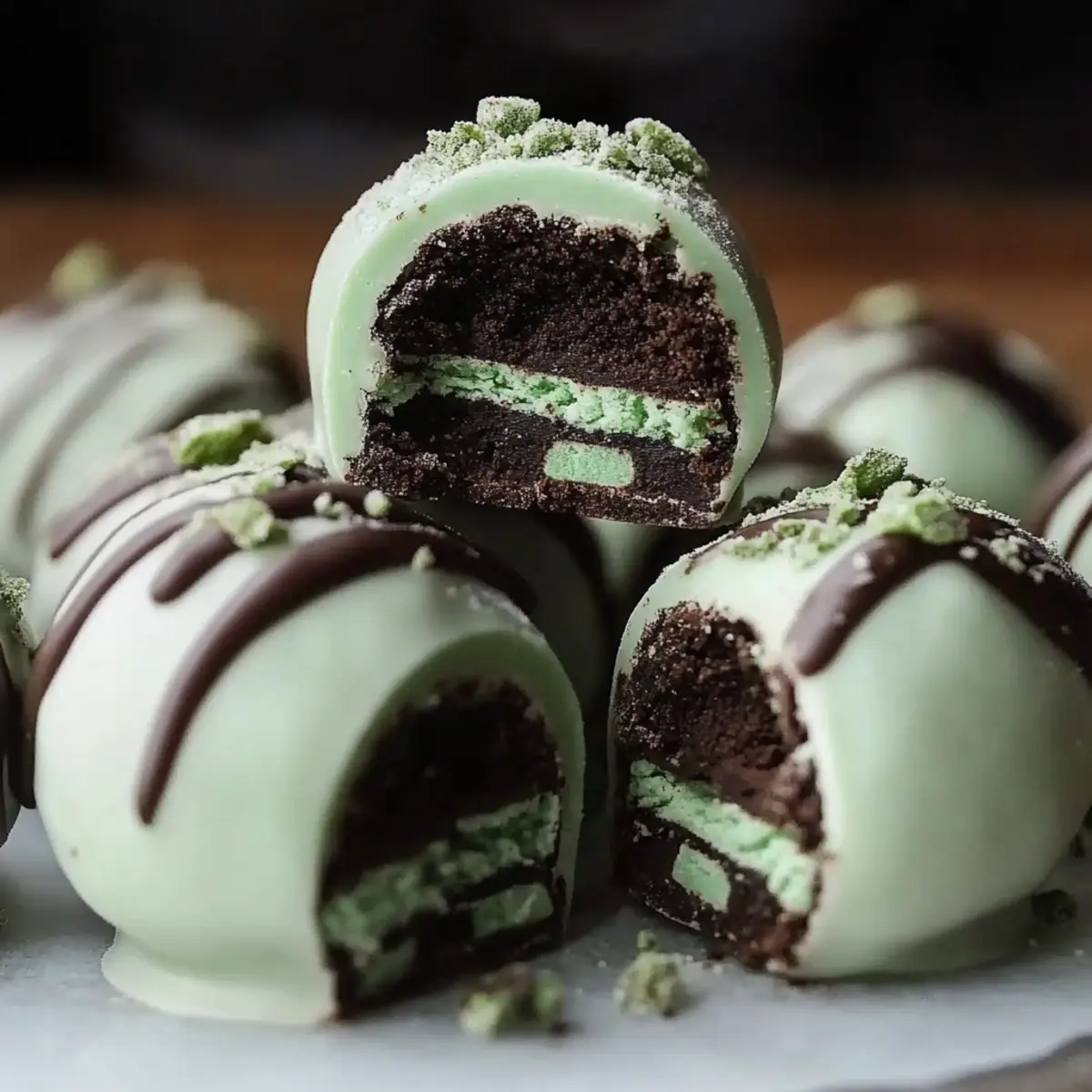 Mint Oreo Truffles