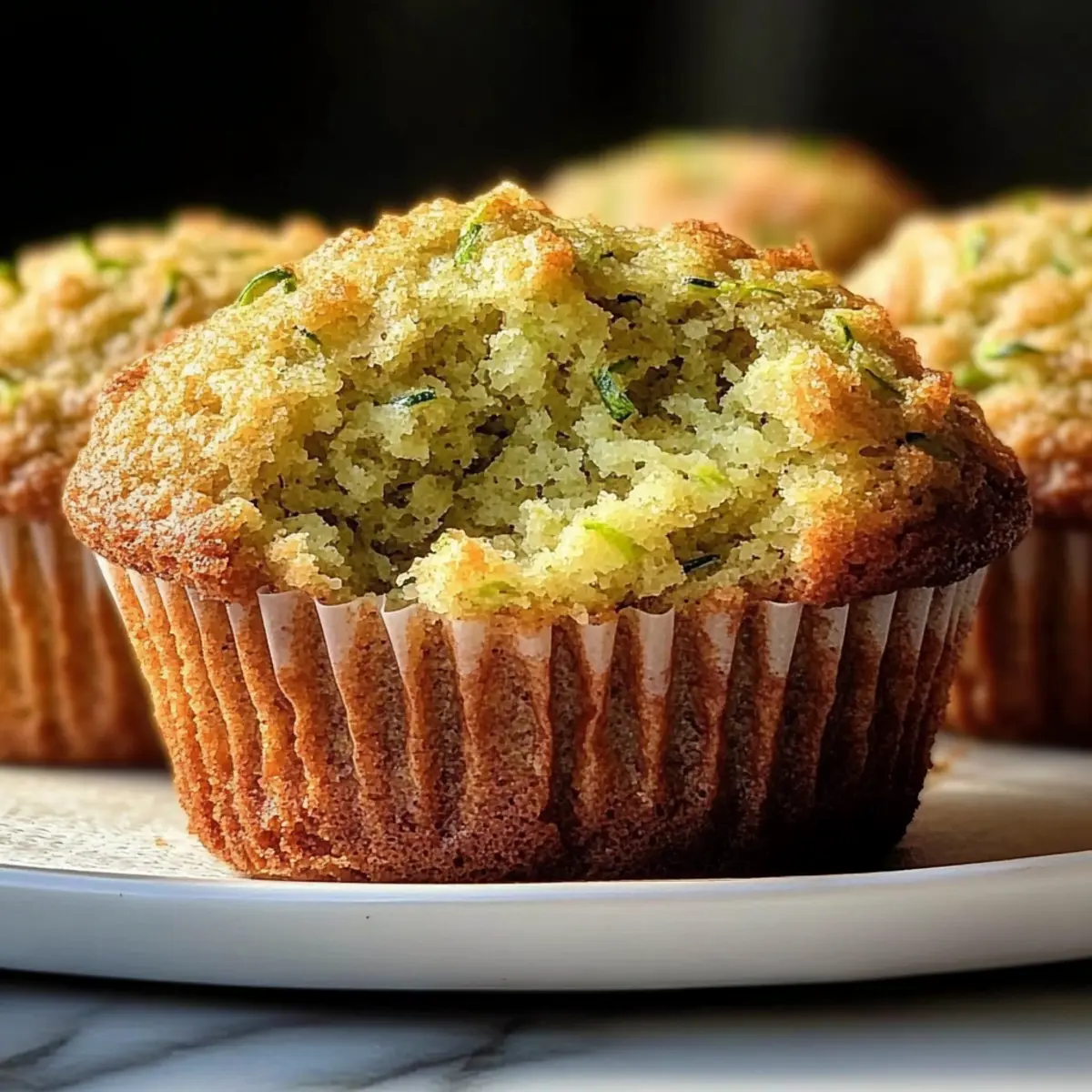 Moist Zucchini Muffins