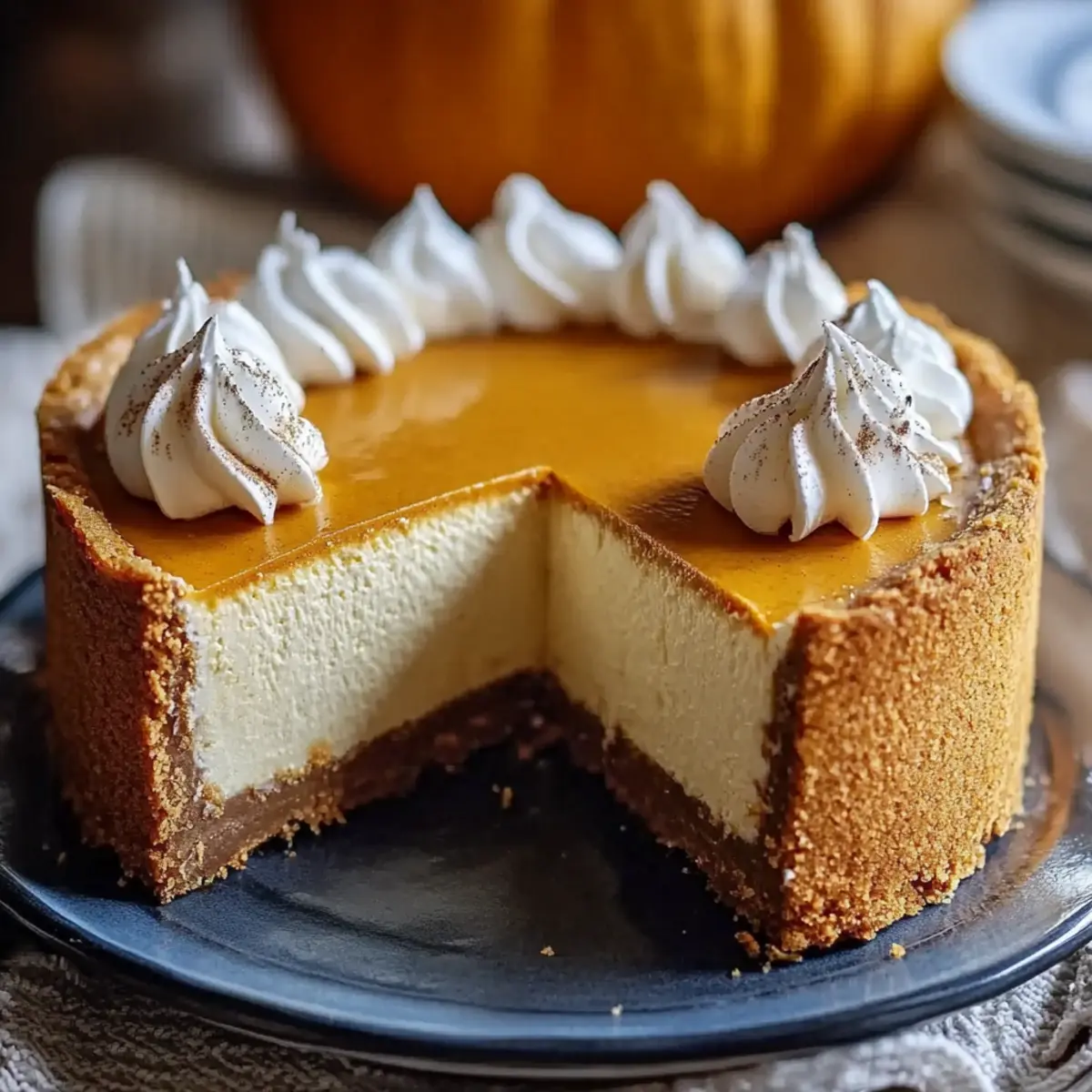 Indulgent Pumpkin Cheesecake for Cozy Fall Gatherings