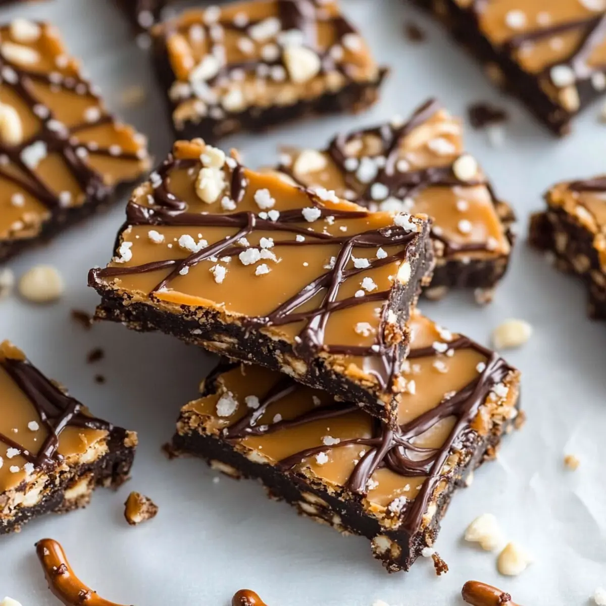 Salted Caramel Pretzel Bark