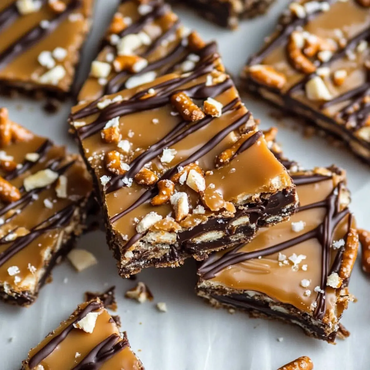 Salted Caramel Pretzel Bark