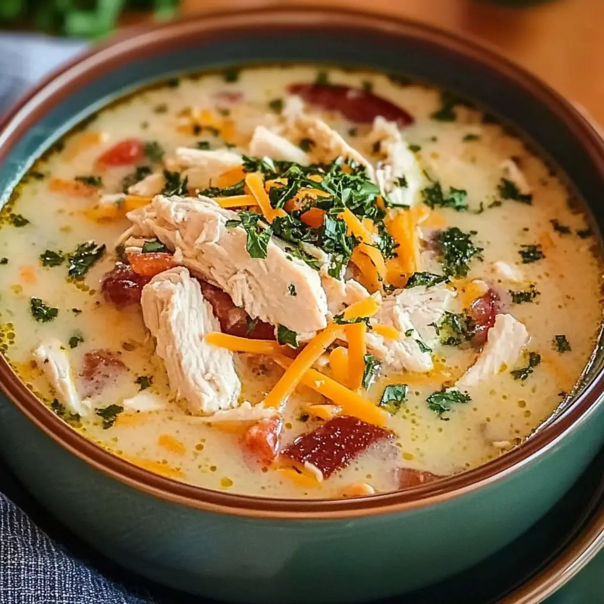 Irresistibly Creamy Slow Cooker Low Carb Crack Chicken Soup