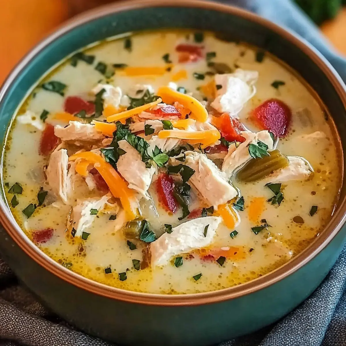 Slow Cooker Low Carb Crack Chicken Soup