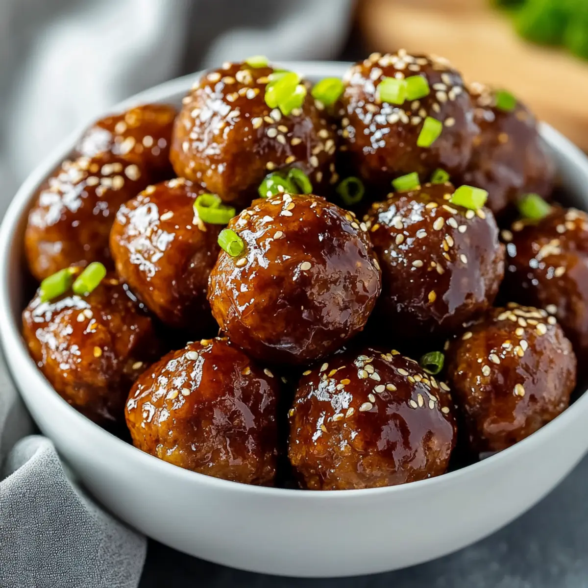 Slow Cooker Teriyaki Meatballs