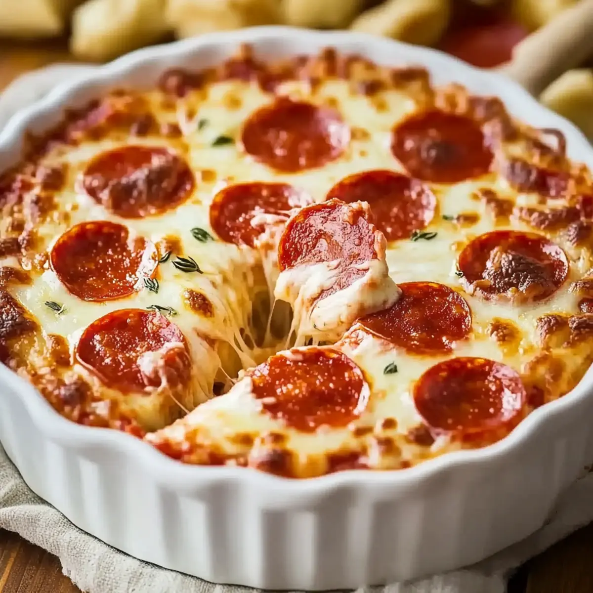 Baked Pepperoni Dip