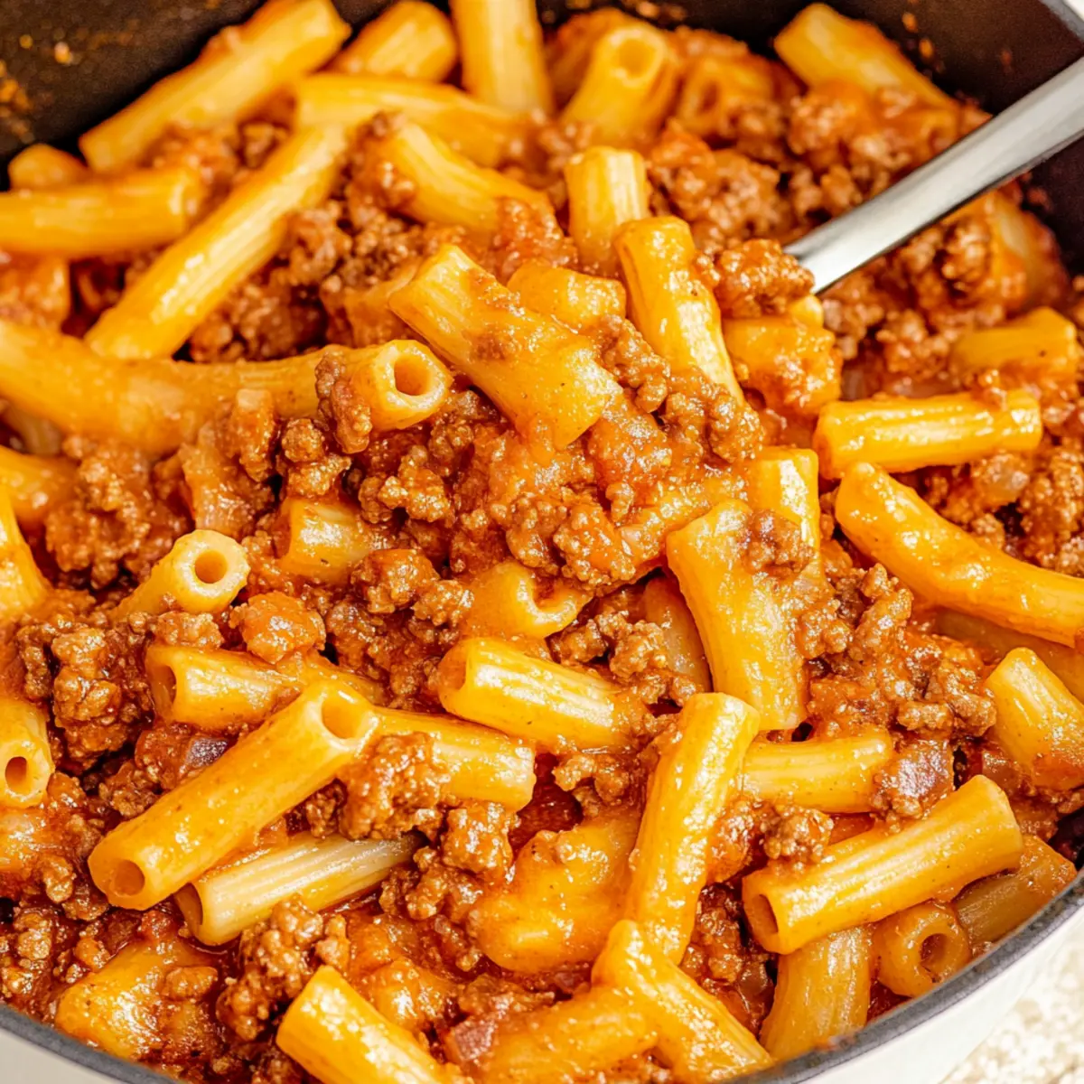 Beefaroni With Ground Beef
