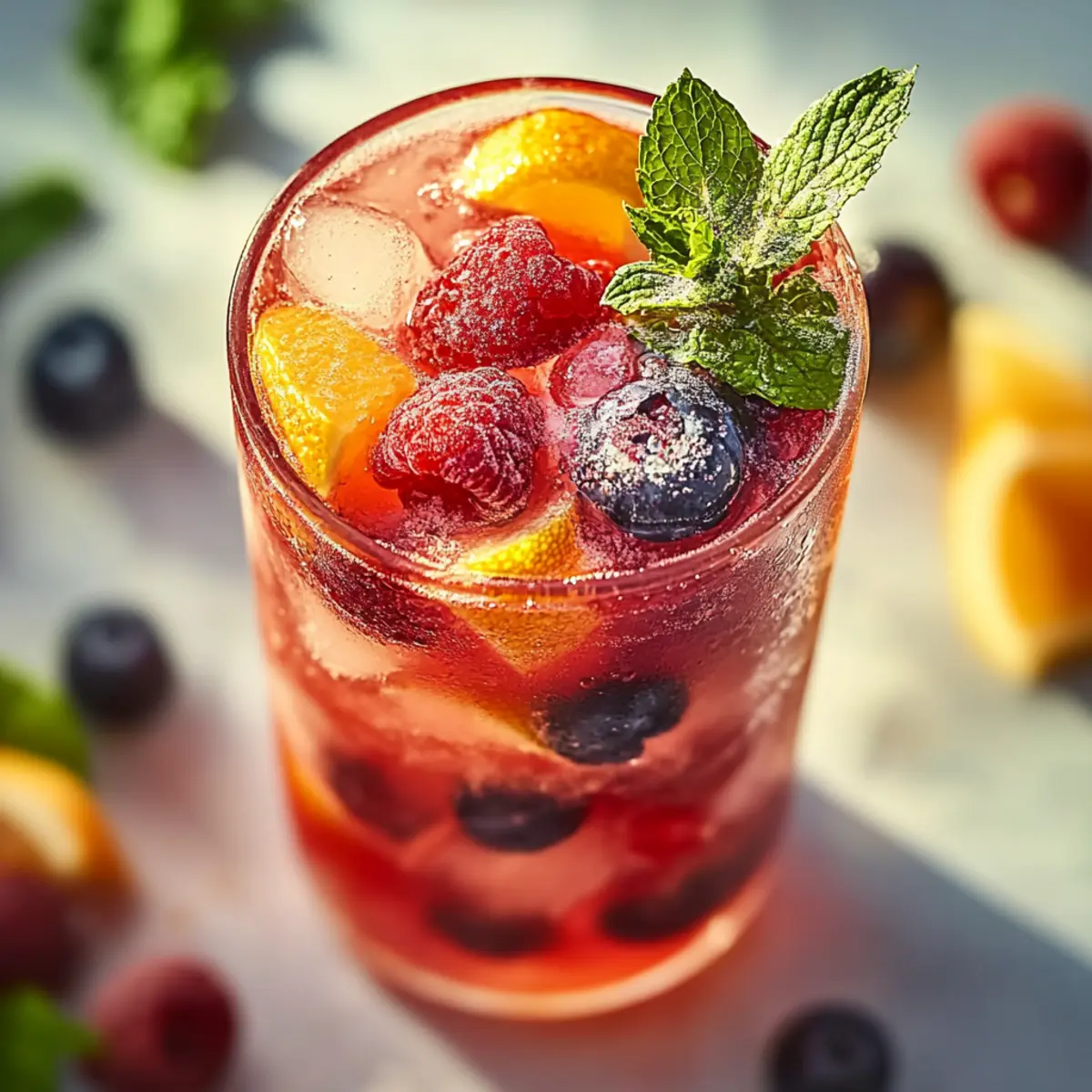 Berry Citrus Garden Fizz