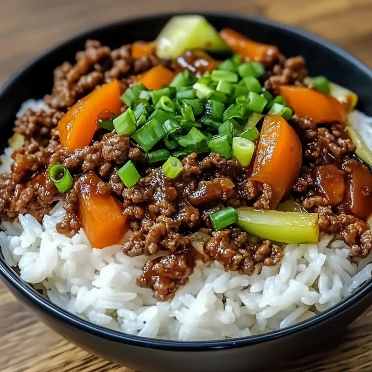 Bulgogi-Style Ground Beef Bowls