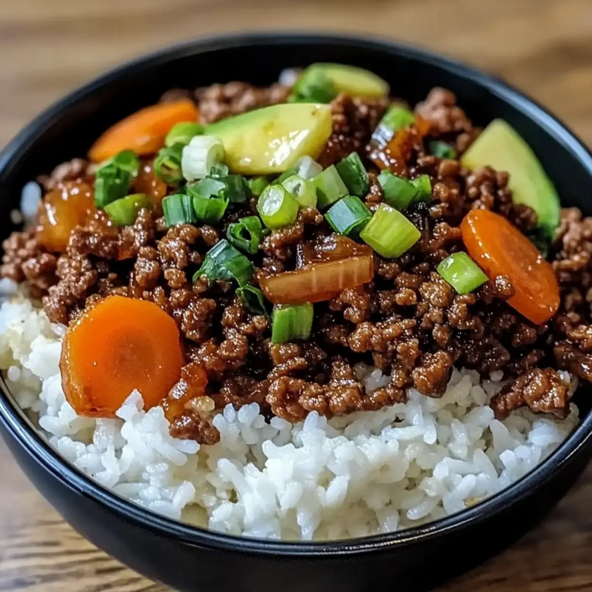 Bulgogi-Style Ground Beef Bowls