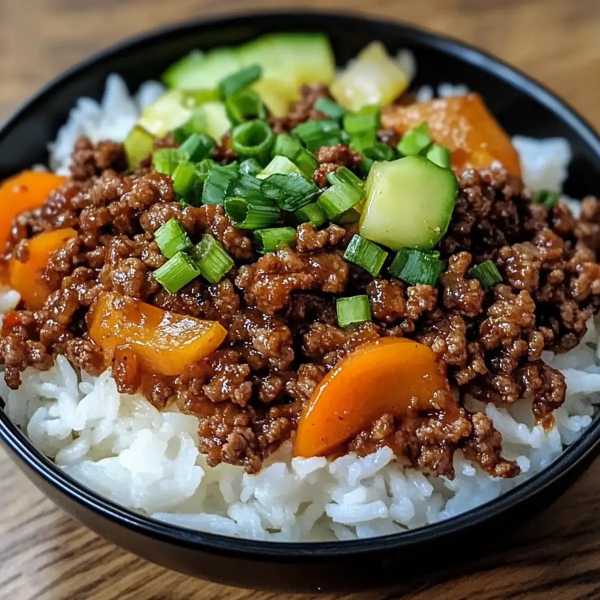 Bulgogi-Style Ground Beef Bowls