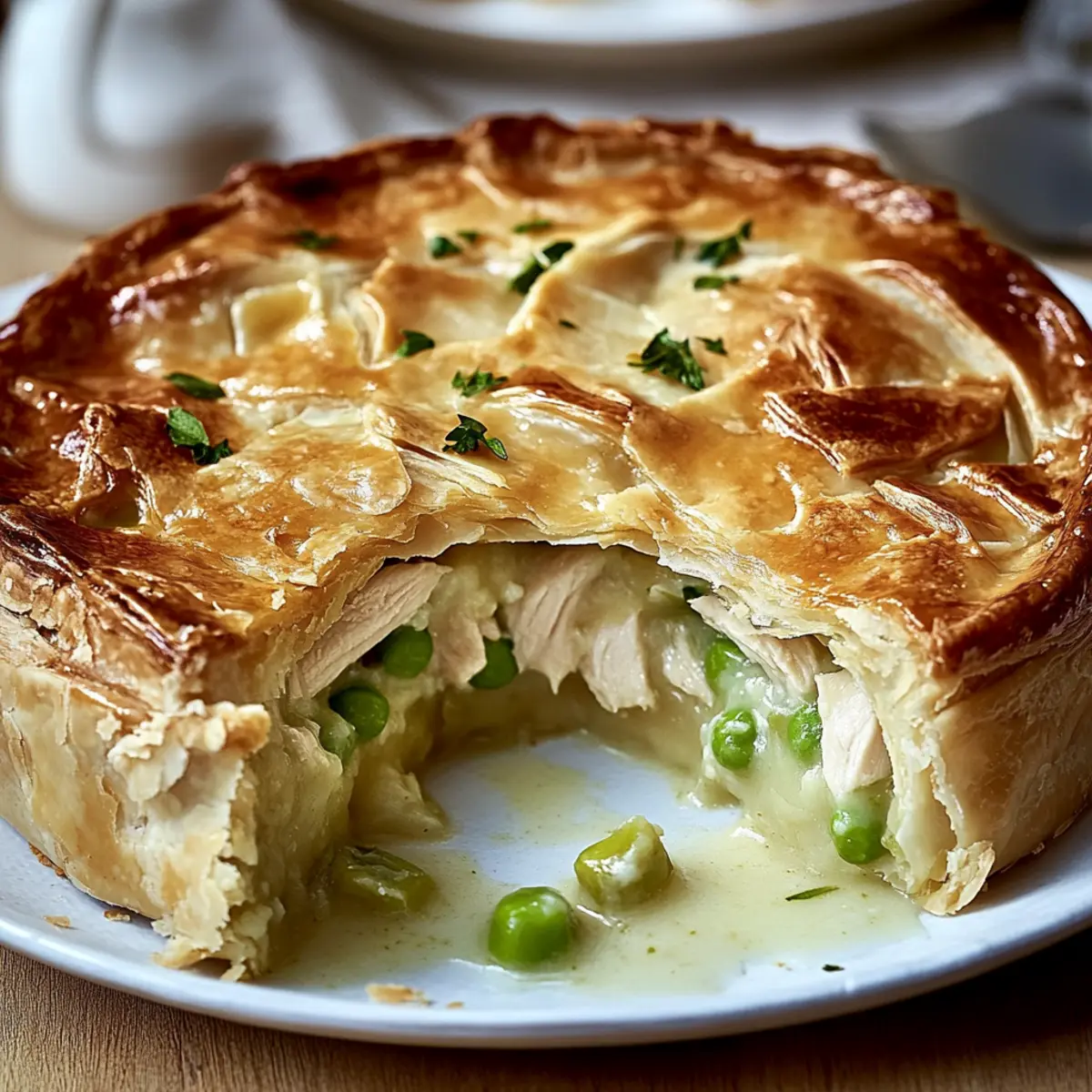 Chicken And Leek Pie