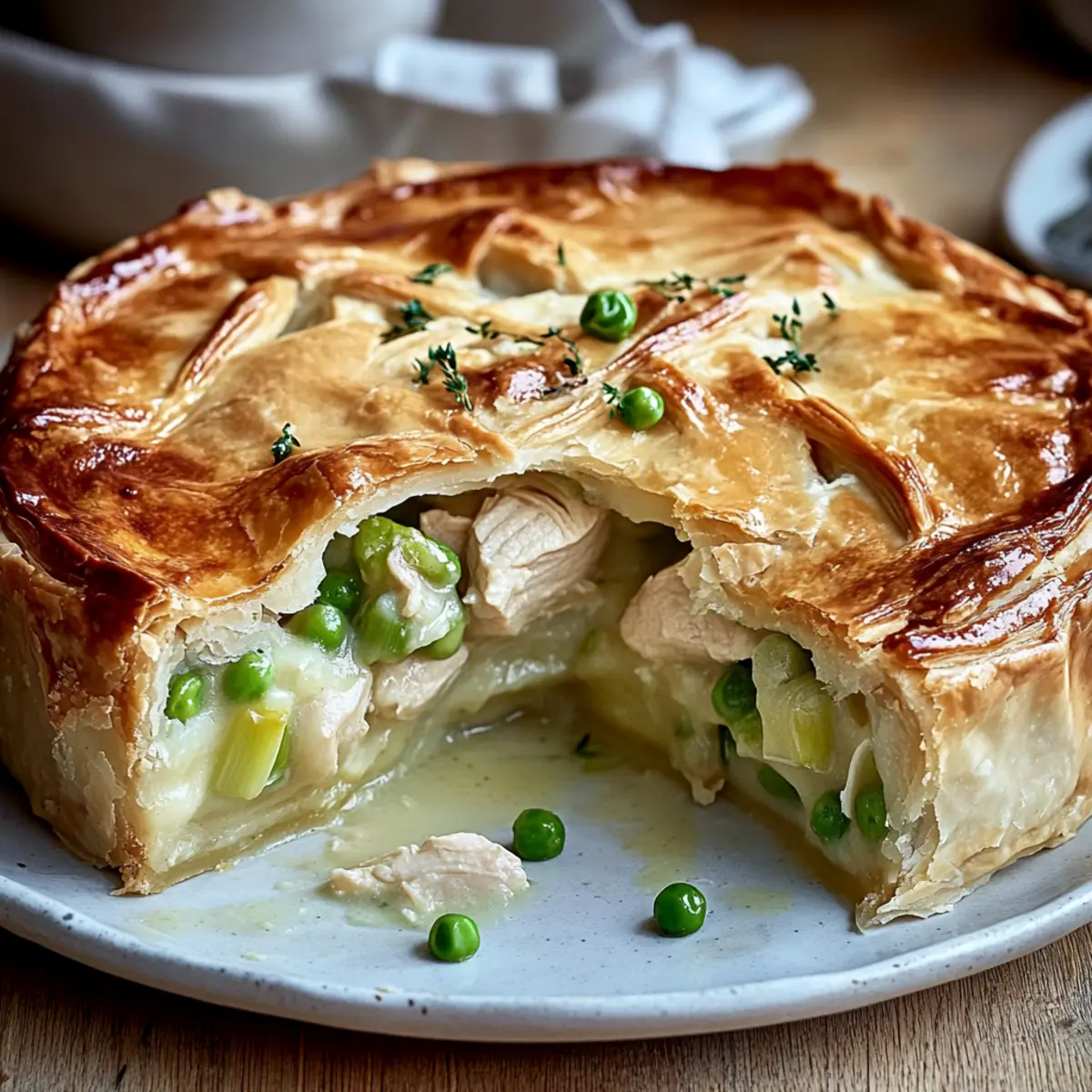 Chicken And Leek Pie