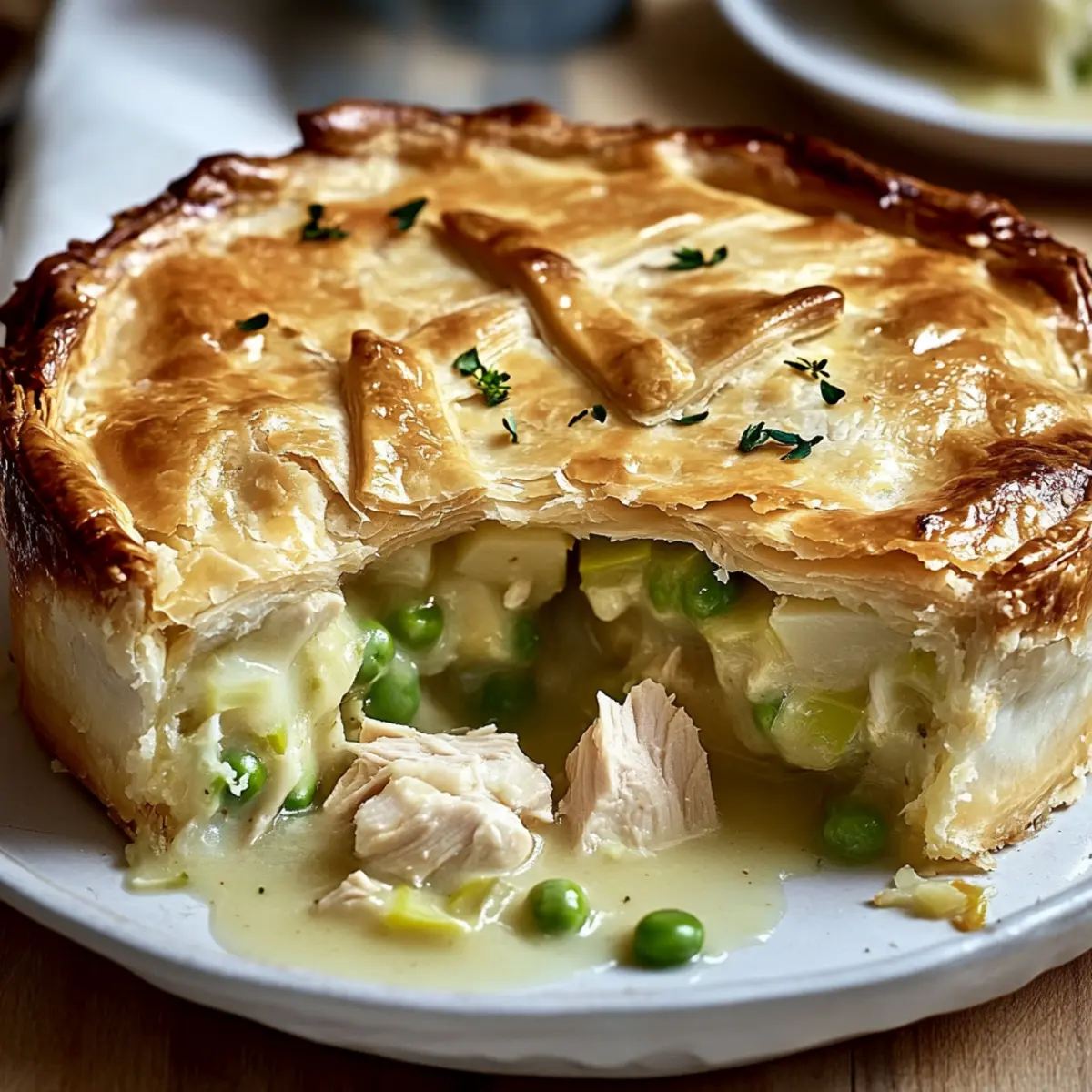 Chicken And Leek Pie