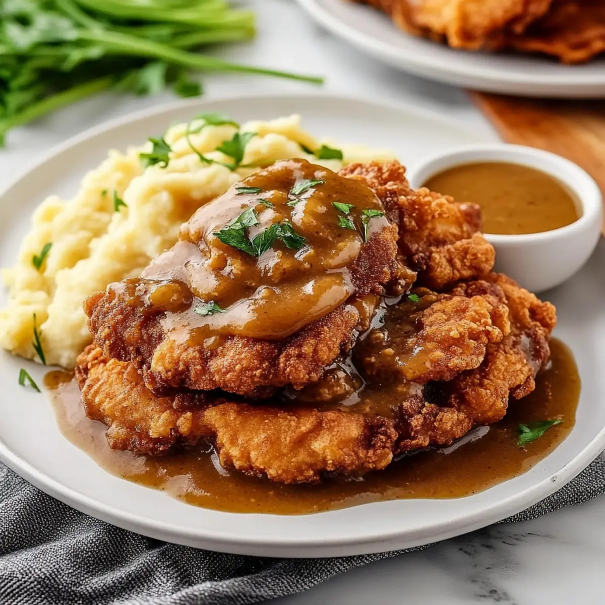 Indulgent Chicken Fried Steak with Buttery Country Gravy