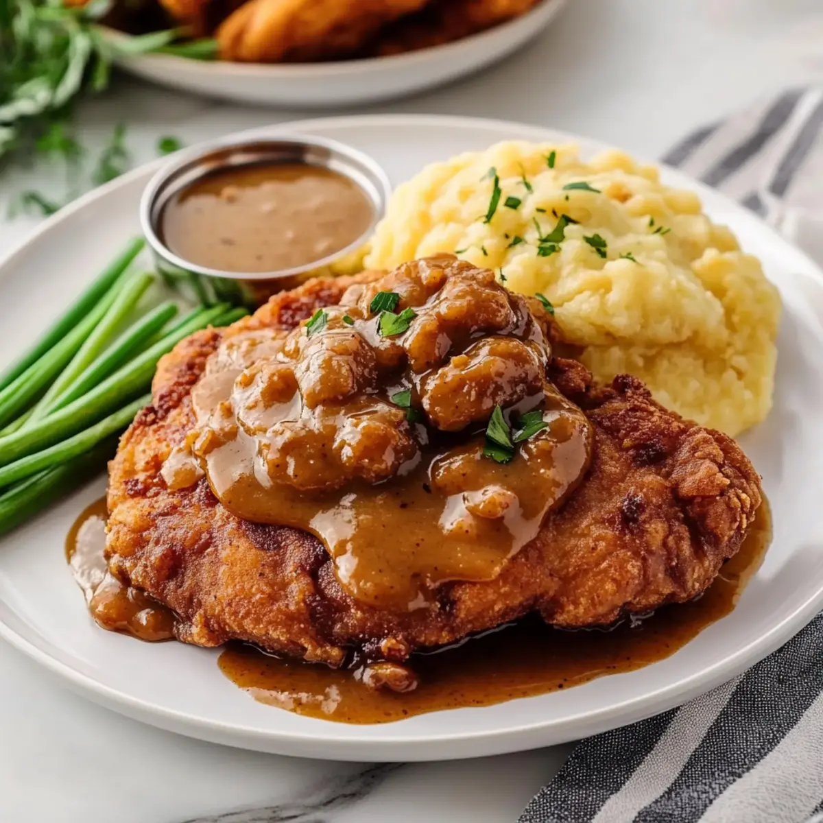 Chicken Fried Steak with Buttery Country Gravy