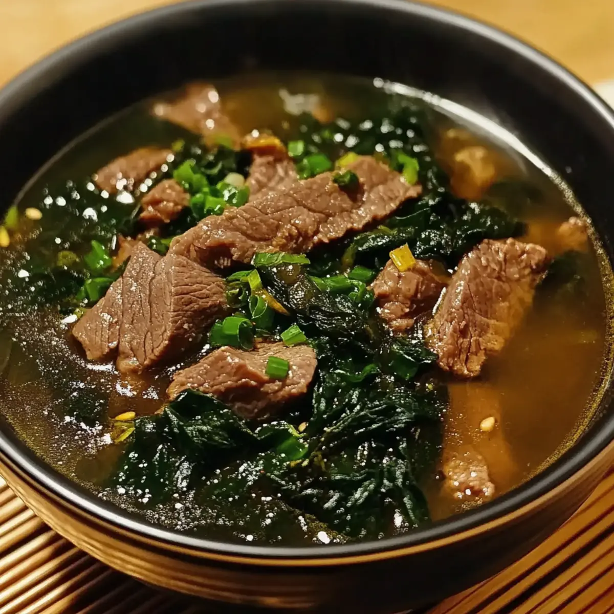 Comfort Beef and Seaweed Soup (Miyeok-guk)