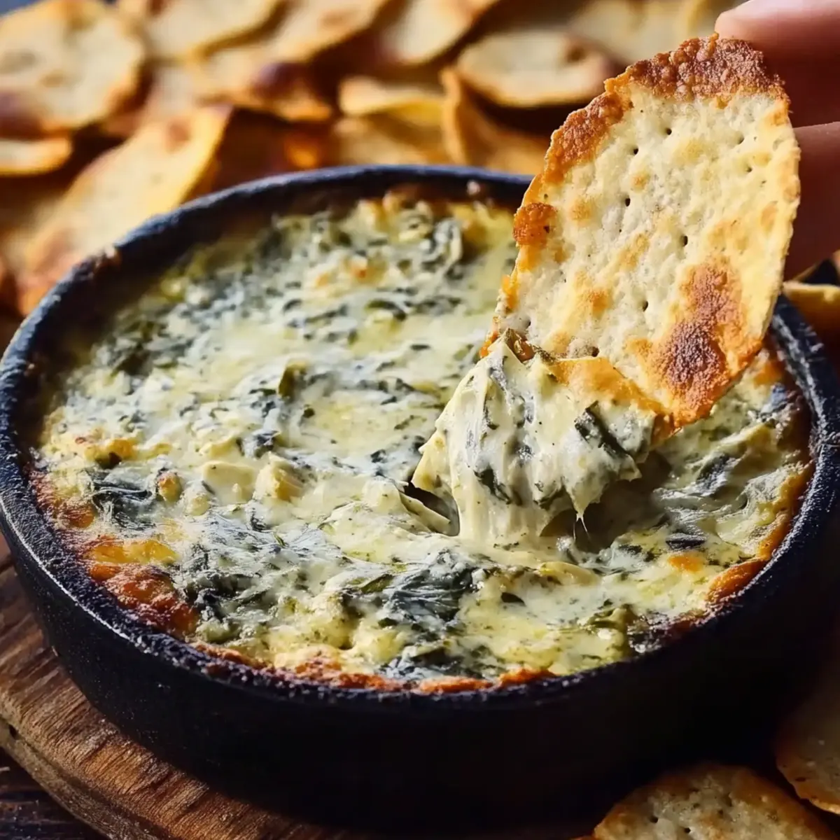 Creamy Spinach Jalapeño and Artichoke Dip