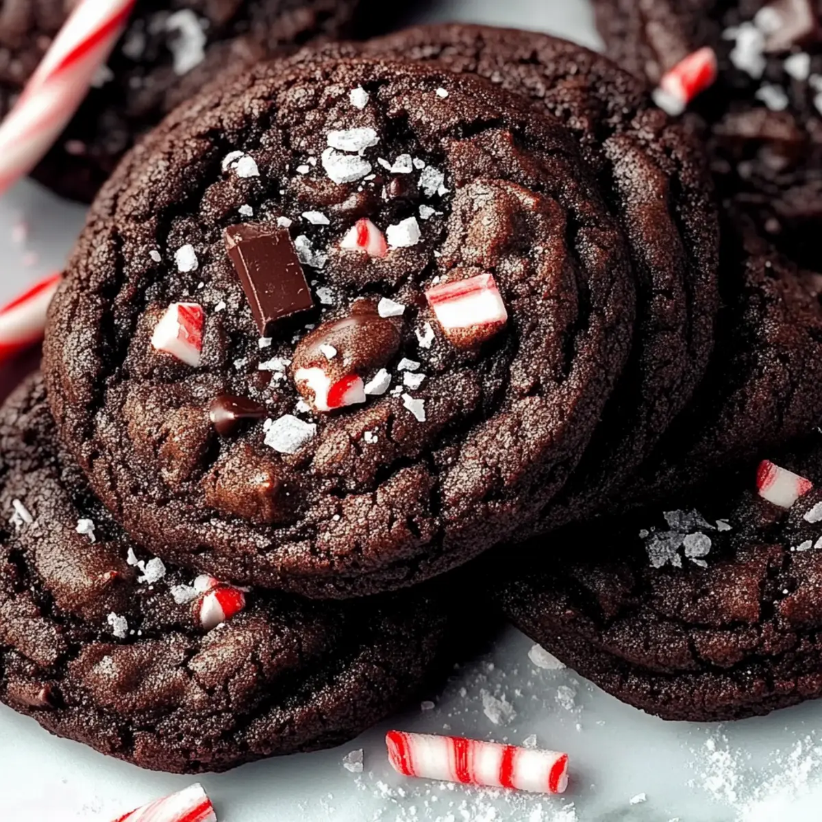Double Chocolate Peppermint Cookies