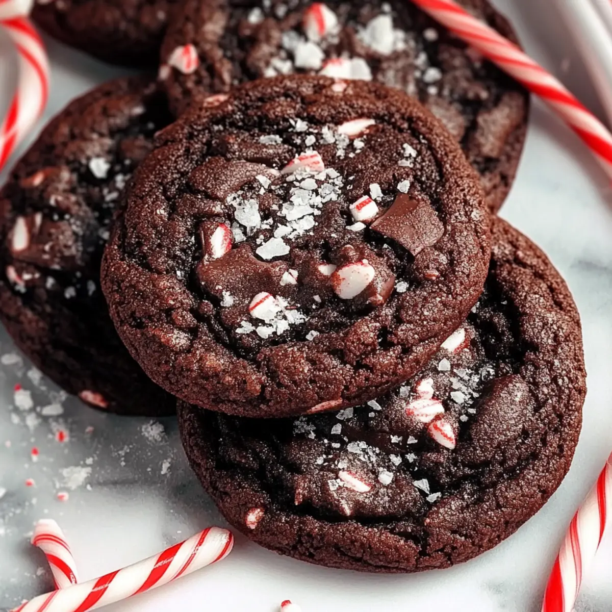 Double Chocolate Peppermint Cookies