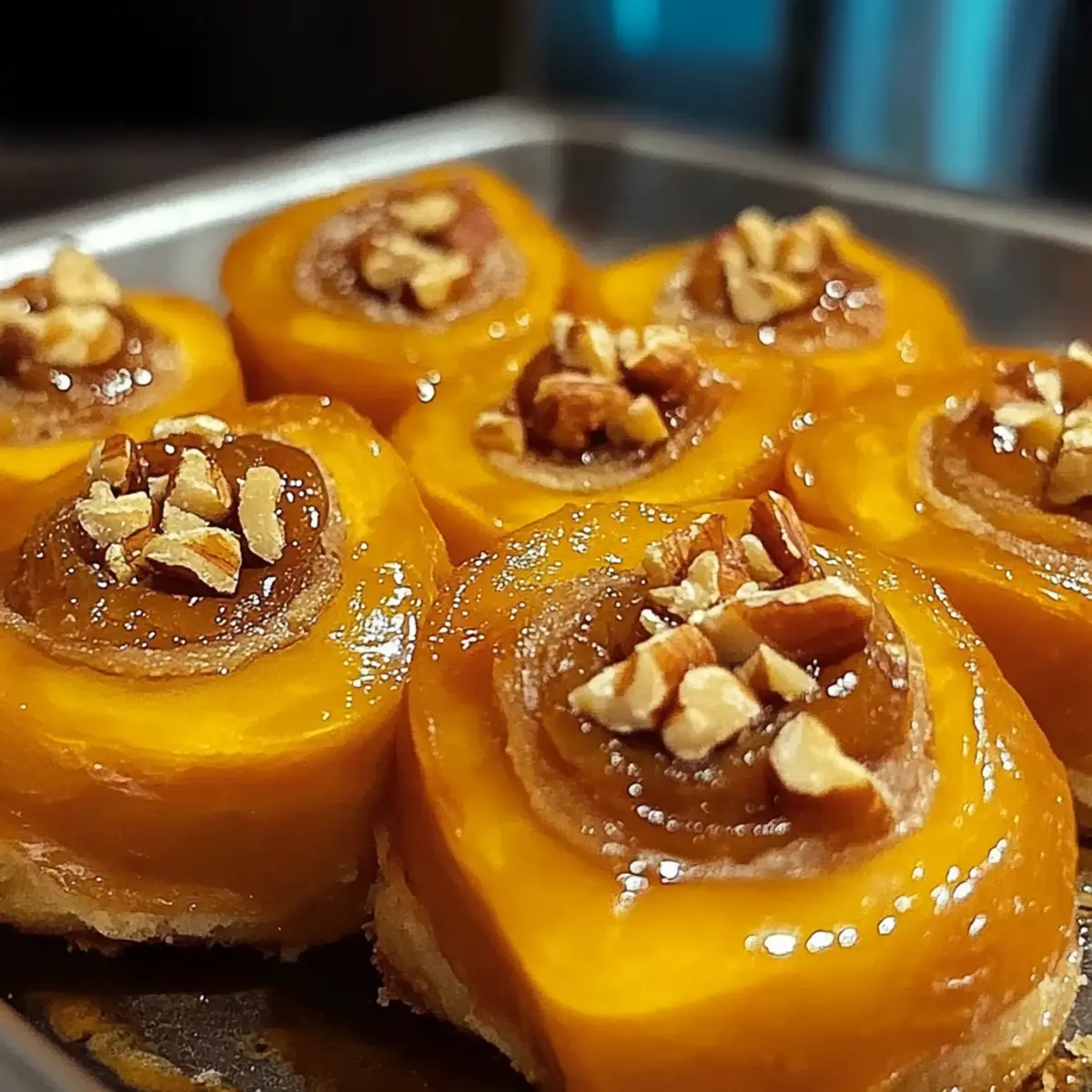 Dried Persimmon Rolls with Walnuts