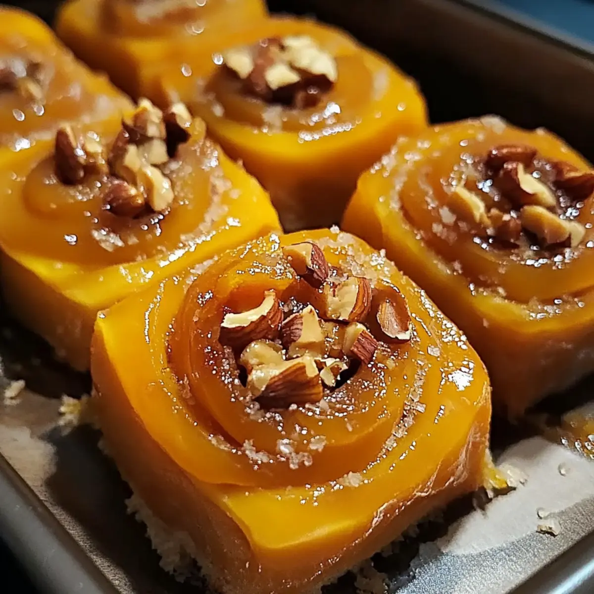 Dried Persimmon Rolls with Walnuts