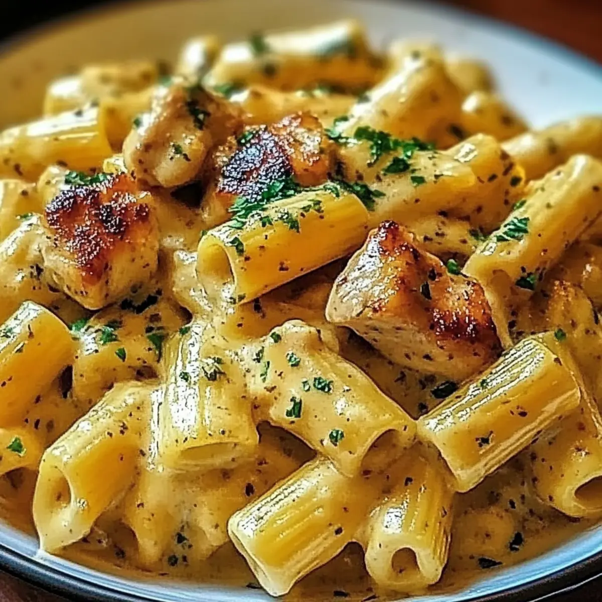 Garlic Butter Chicken Rigatoni