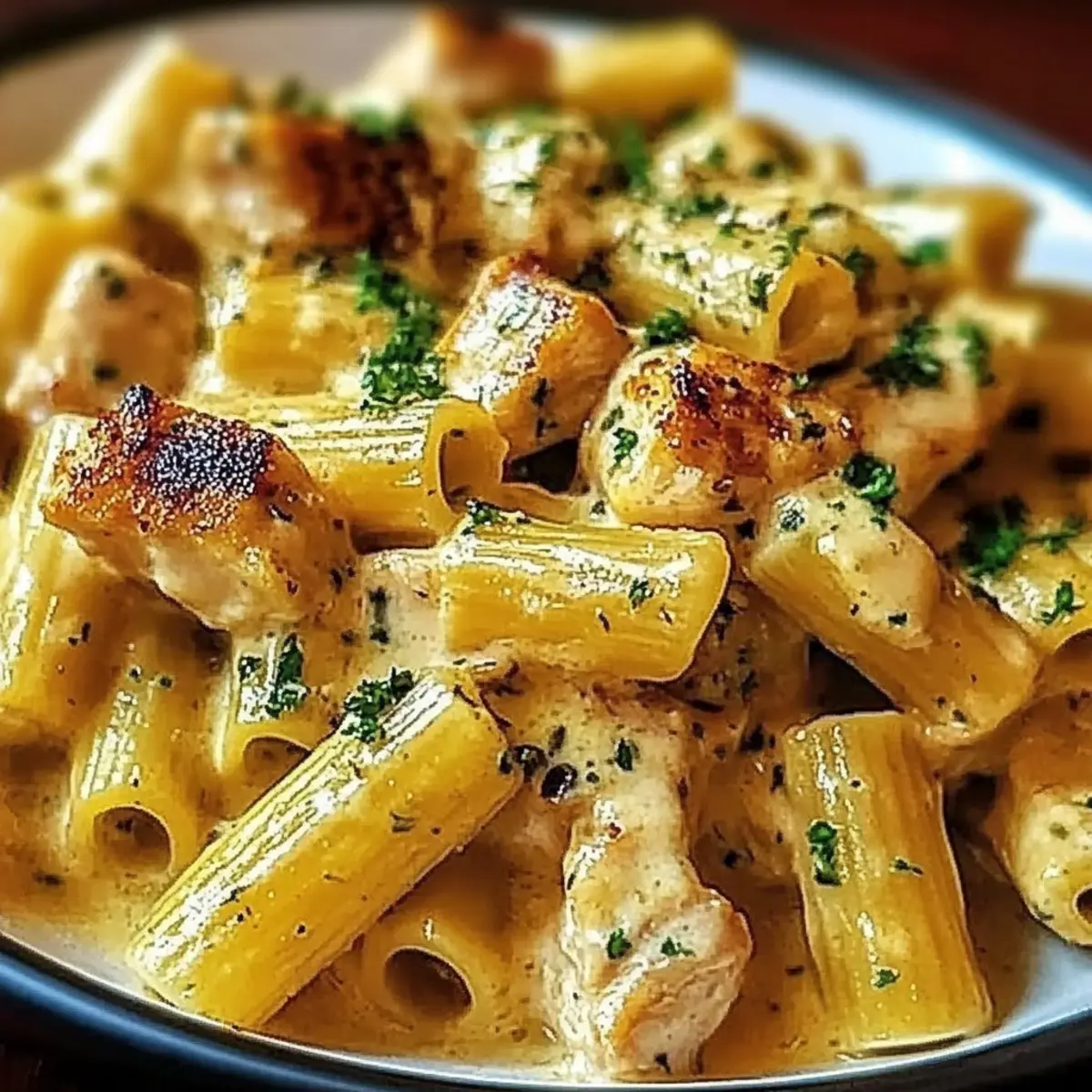Garlic Butter Chicken Rigatoni