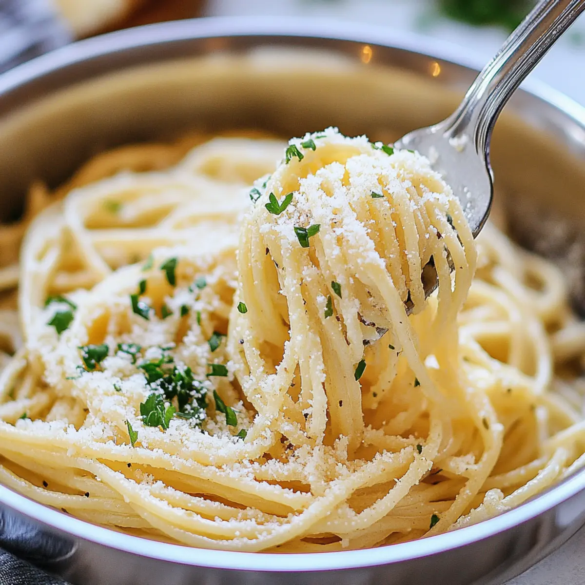 Garlic Parmesan Pasta