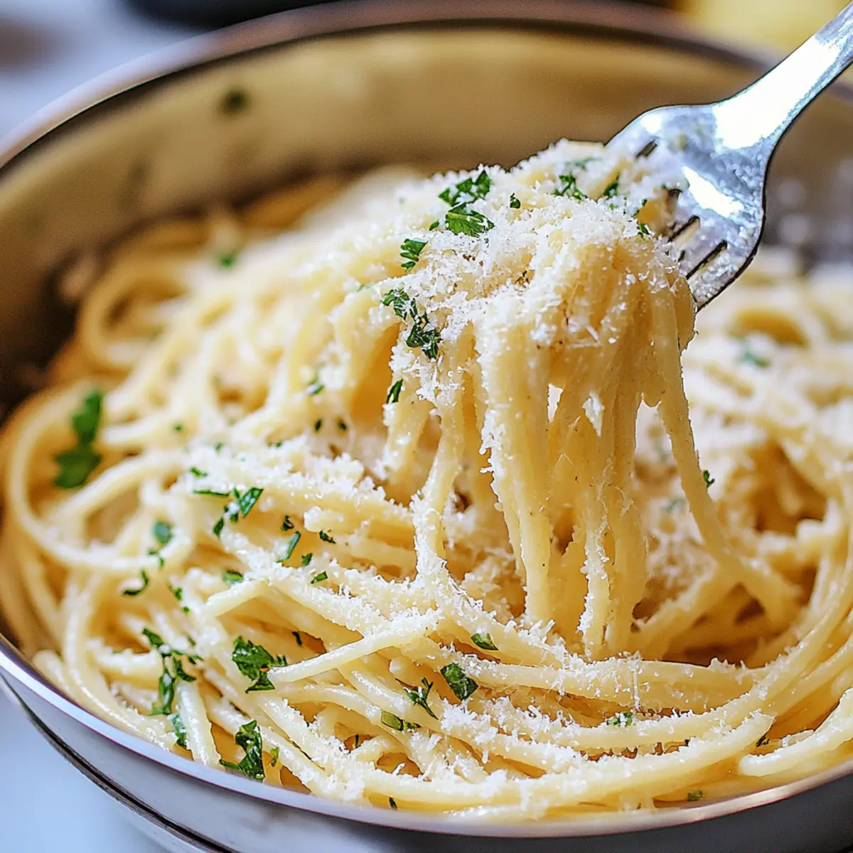 Garlic Parmesan Pasta